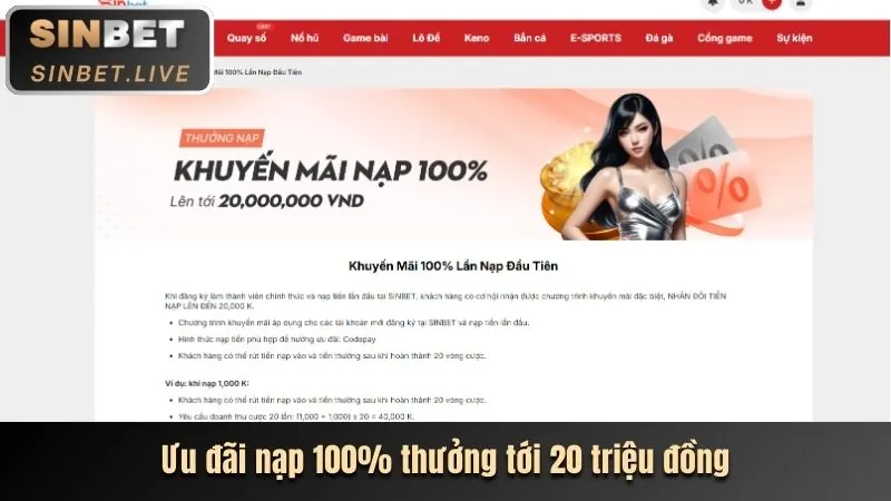 Banner khuyến mãi chào mừng thành viên mới kbet app